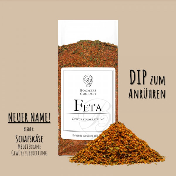 Feta Gewürz Mediterran (neuer Name für bisheriges Schafskäsegewürz DIP) (zum Anrühren)