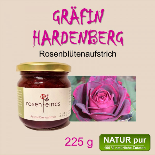 GRÄFIN HARDENBERG Rosenblütenaufstrich