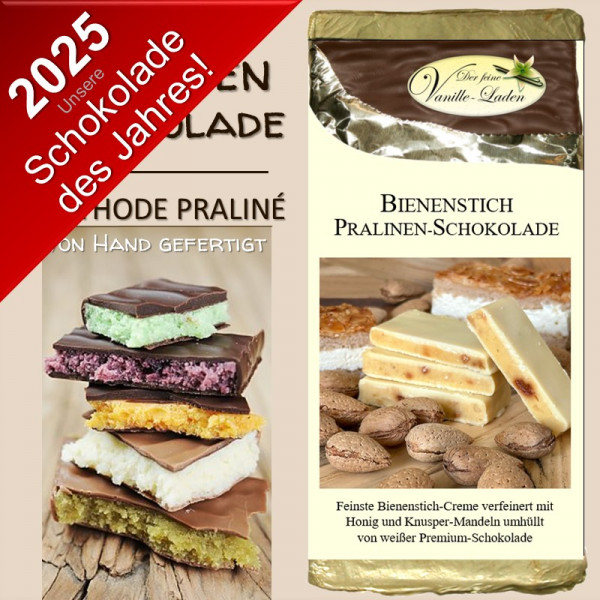 Bienenstich Pralinen-Schokolade - Weisse Schokolade