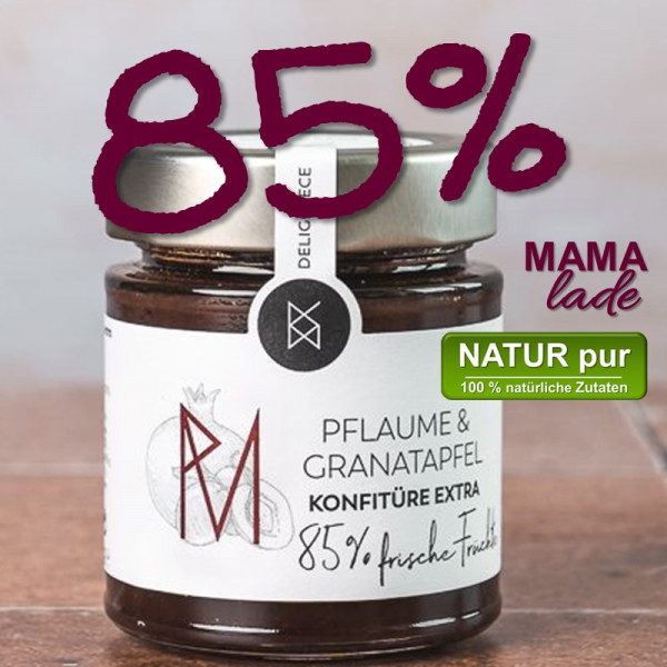 85% PFLAUME-GRANATAPFEL Konfitüre Extra