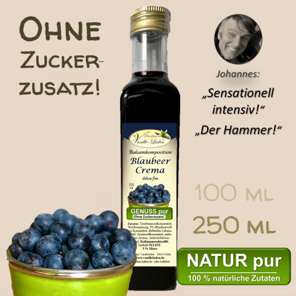 Blaubeer-Crema (OHNE ZUCKERZUSATZ)