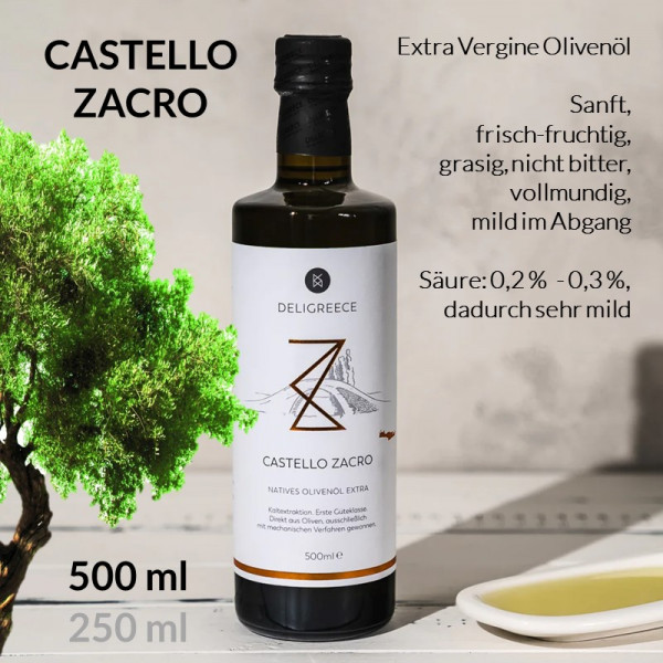 CASTELLO ZACRO Olivenöl - Extra nativ