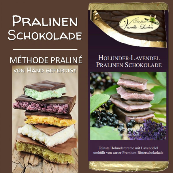 Holunder-Lavendel Pralinen-Schokolade
