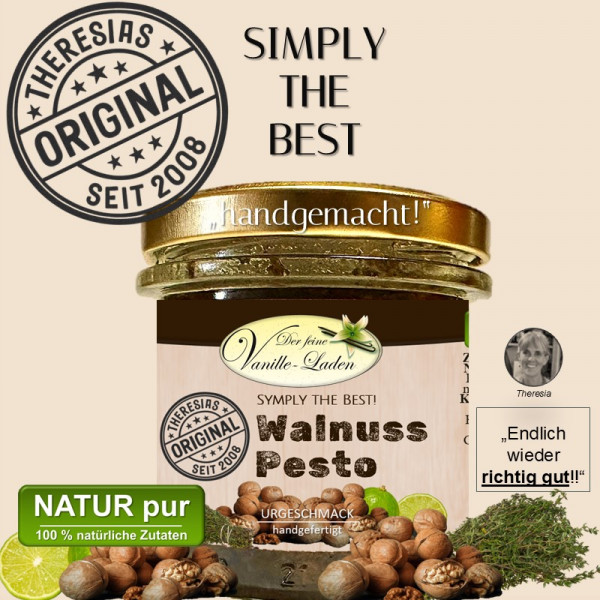 Walnuss-Pesto - ENDLICH wieder Theresias ORIGINAL!