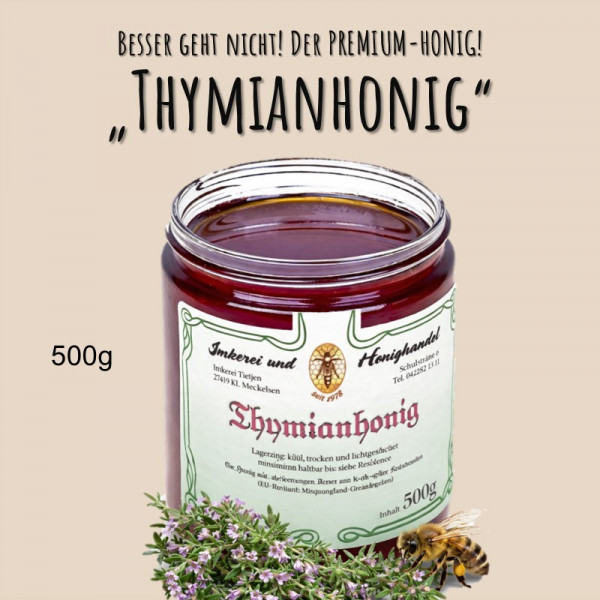 Thymian-Premiumhonig (500g)