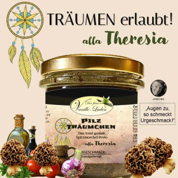 Pilz-Träumchen Pesto - Mit "Pilz-Satt"- Geschmack!