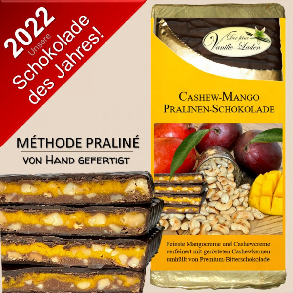 Cashew-Mango Pralinen-Schokolade