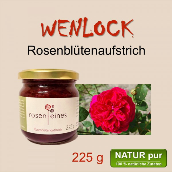 WENLOCK Rosenblütenaufstrich