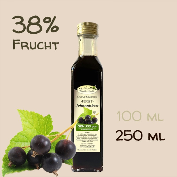 Balsamico "FINEST" Schwarze Johannisbeere